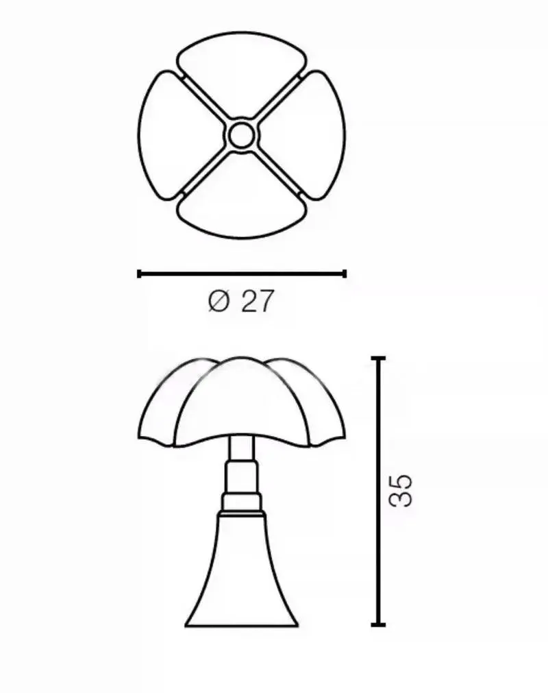 Italian Flower Table Lamp