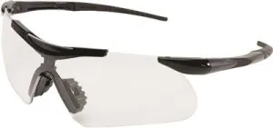 Jackson Safety* V60 Safeview* Safety Glasses With Rx Insert Clear Anti-Fog Lenses With Black Frame And Tips 12 Per Case