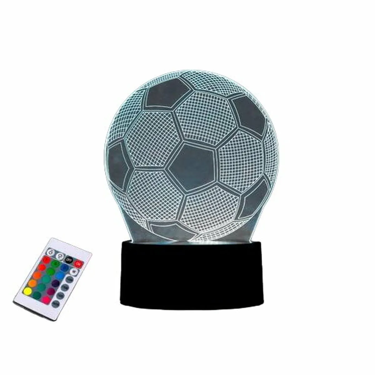 LEDlamp iTotal Football 3D Multicolour