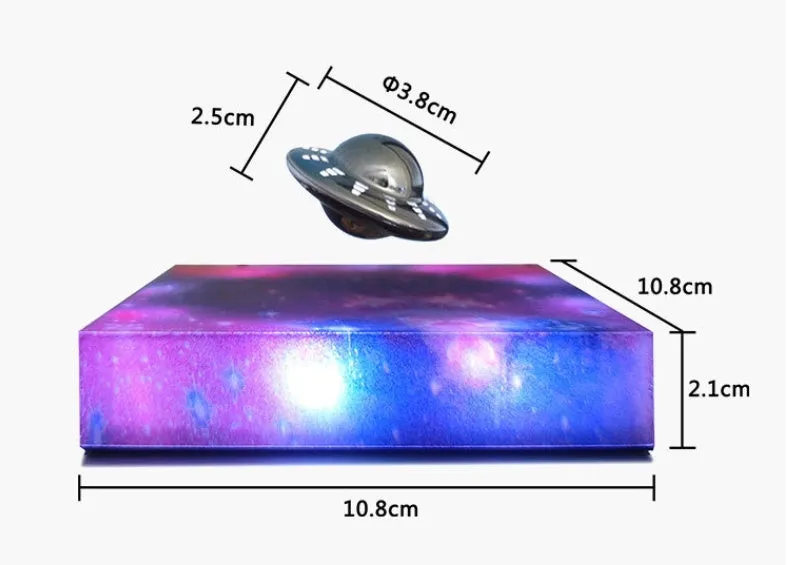 Levitating UFO Galaxy Lamp – Magnetic Suspension Star Light