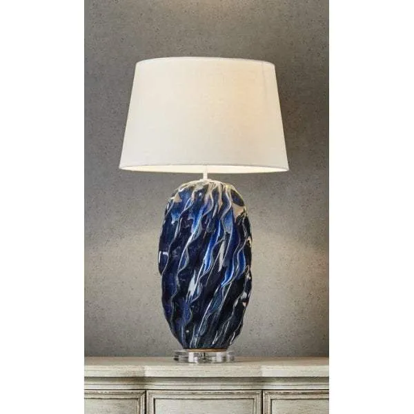 Longchamp Table Lamp Base Blue