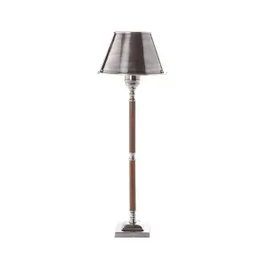 Nantucket Table Lamp W/Metal Shade Sil