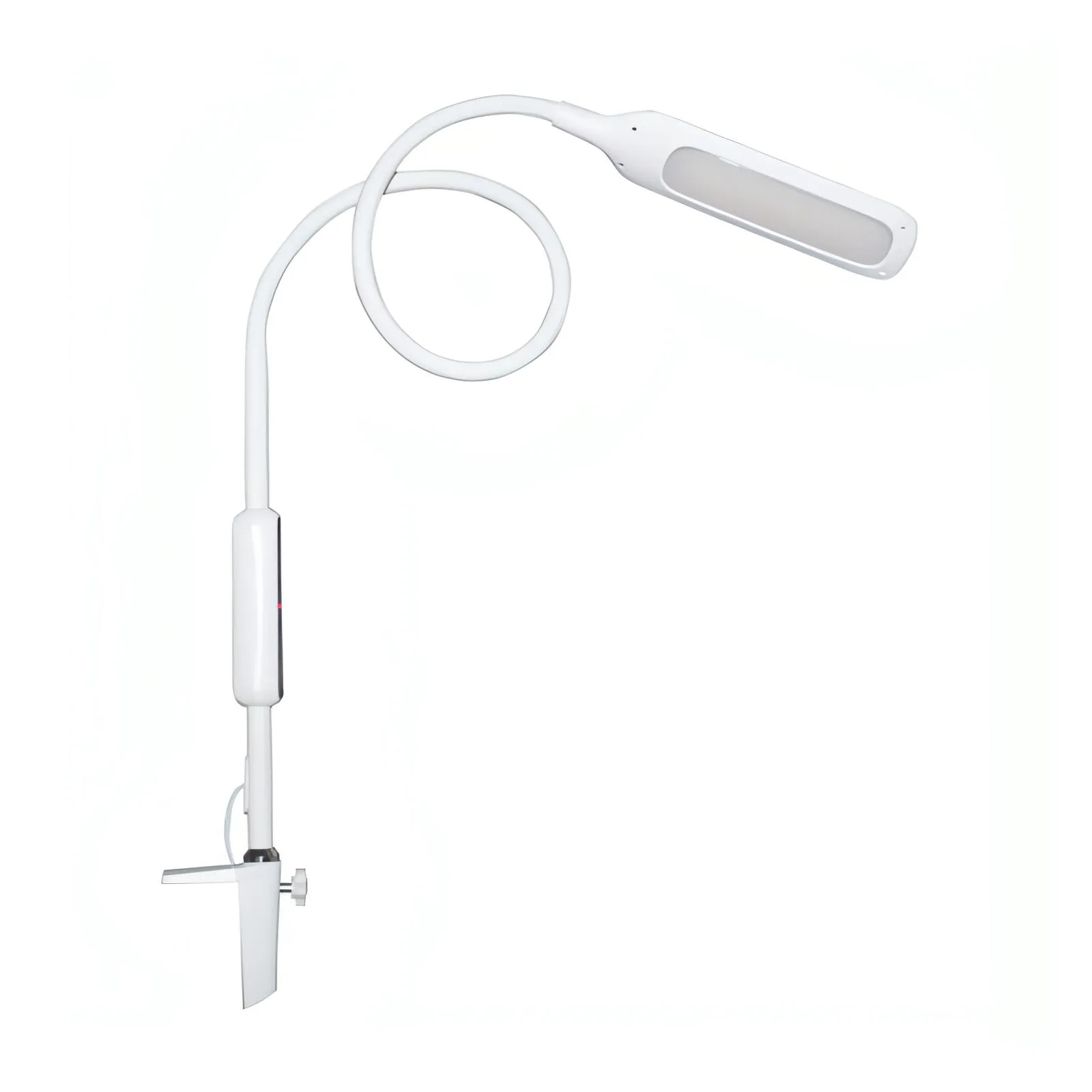 Native Lighting - White Lumina Desk Lamp (flexible goose neck LED light with 5 level lighting and 3 colour settings)