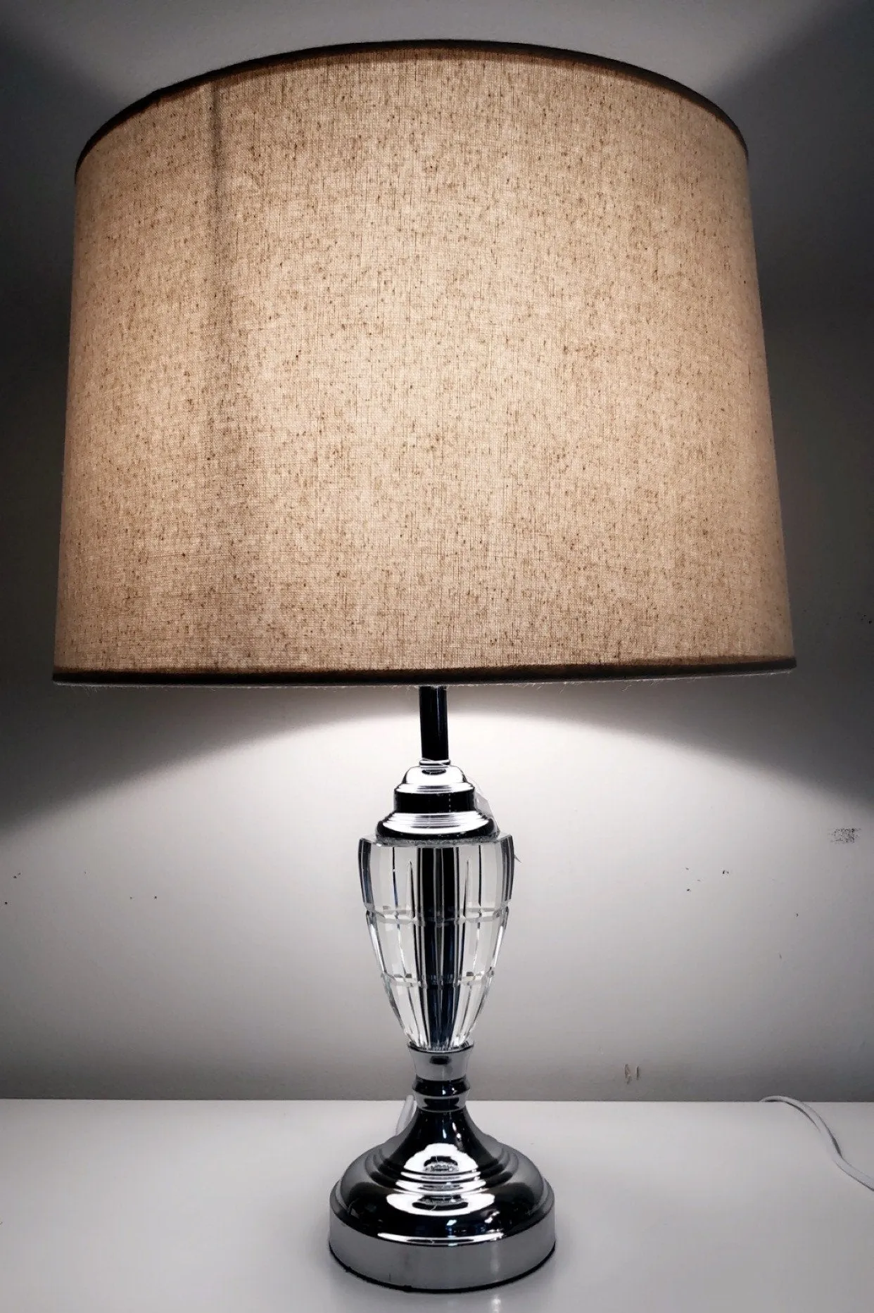 Natural Crystal Table Lamp