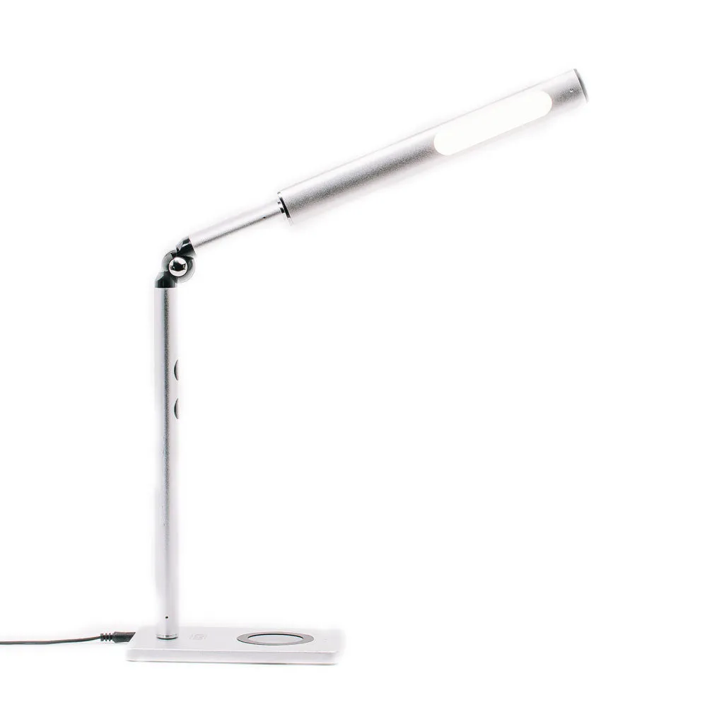 Otsego Dynamic Color LED Desk Lamp w/Wireless   USB Charging