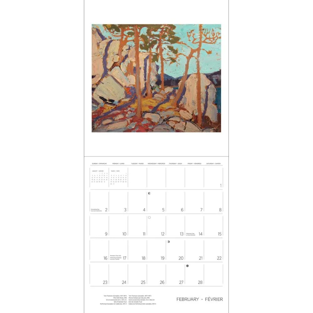 Pomegranate 2025 Wall Calendar - Tom Thomson