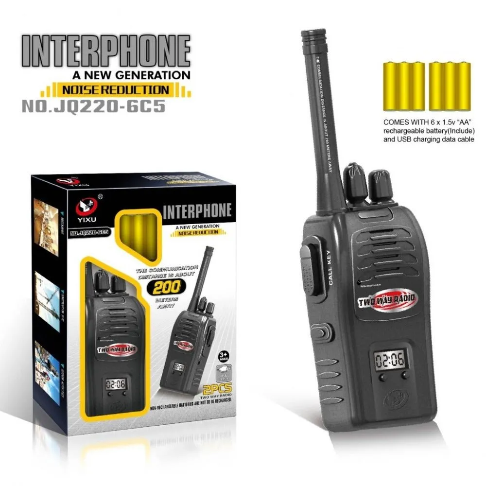 Rechargeable Walkie Talkie Pretend Play