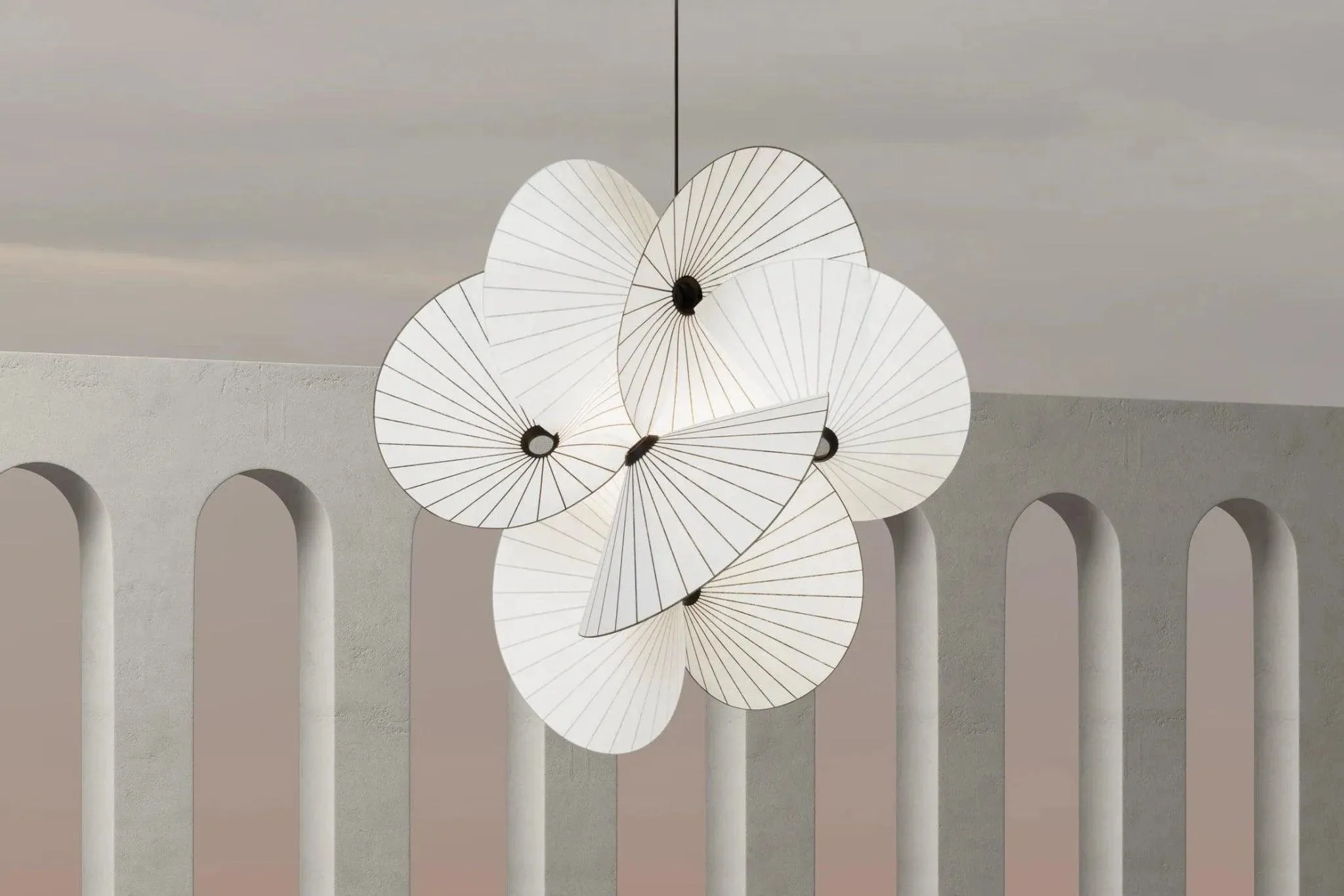 SERPENTINE LIGHT pendant lamp white