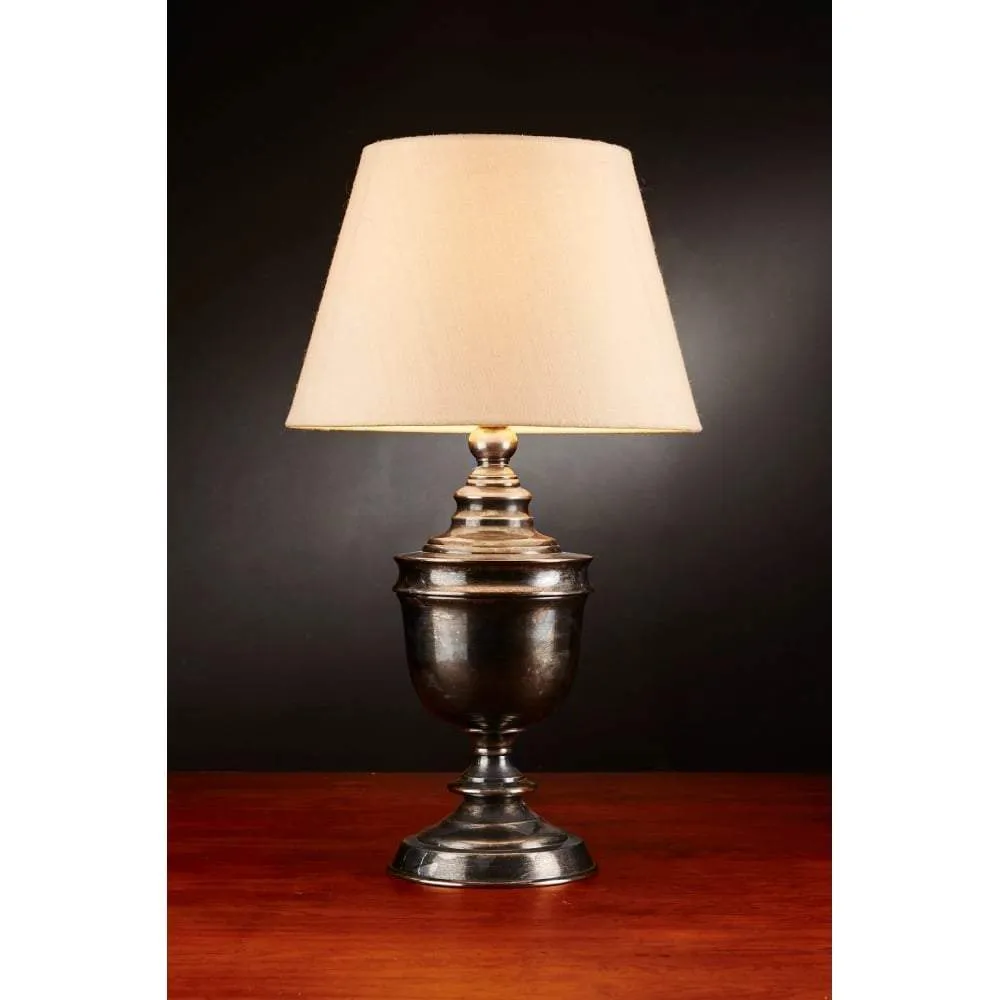 Sheffield Urn Table Lamp Base Ant.Silver