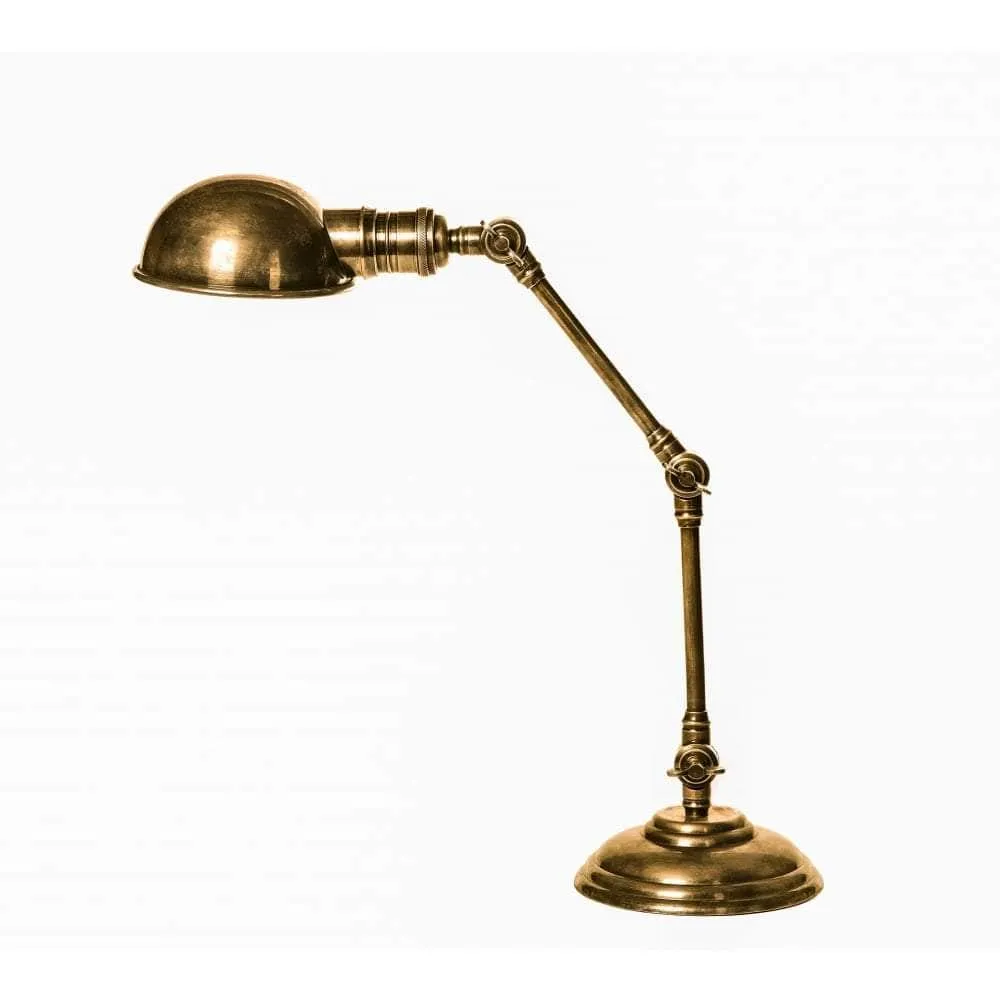 Stamford Desk Lamp Antique Brass