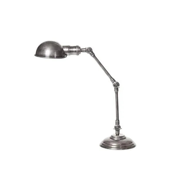 Stamford Desk Lamp Antique Silver